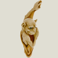 Troll with glass eyes ivory, 31 cm