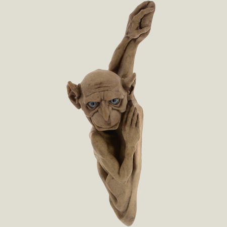 Troll with glass eyes sandstone, 31 cm